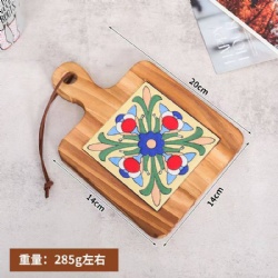 Wood & Ceramic Trivets